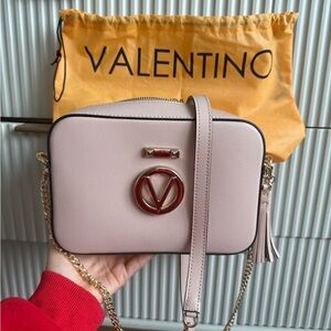 ⚡️Valentino•Blush•Crossbody Bag with Gold Accents